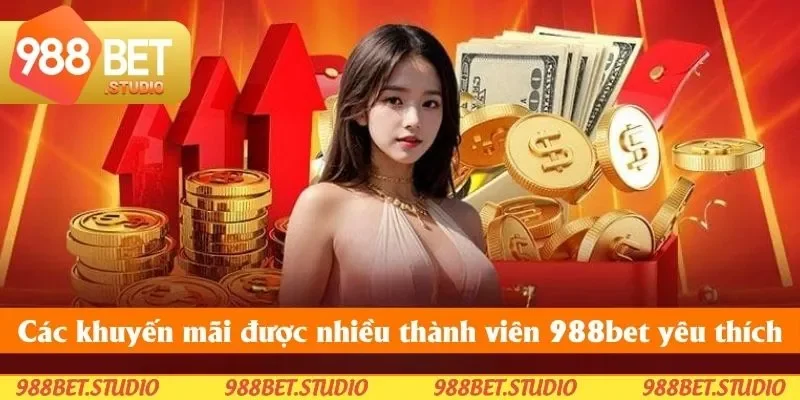 5 khuyến mãi được chào đón nhất tại 988BET