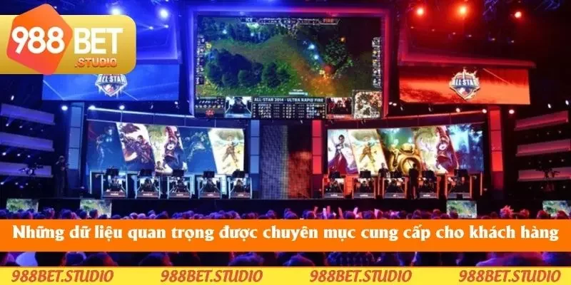 Những dữ liệu quan trọng được cung cấp cho khách hàng