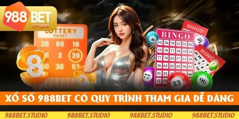 Xổ số 988bet có quy trình tham gia dễ dàng